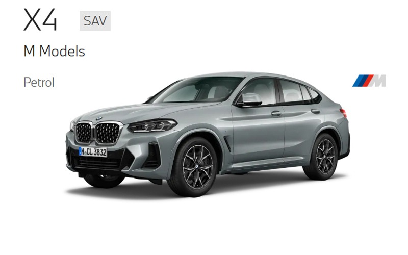 Campaign Image-23 for BMW Menlyn with Caption: X4 M Models