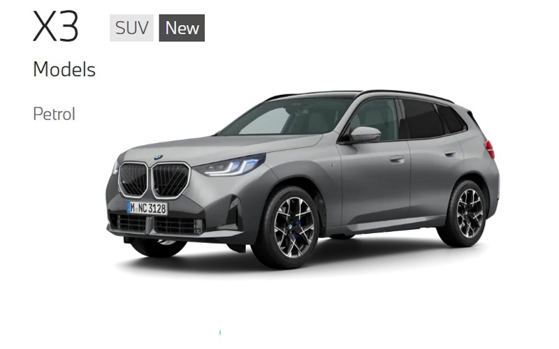 Campaign Image-25 for BMW Menlyn with Caption: X3 Models