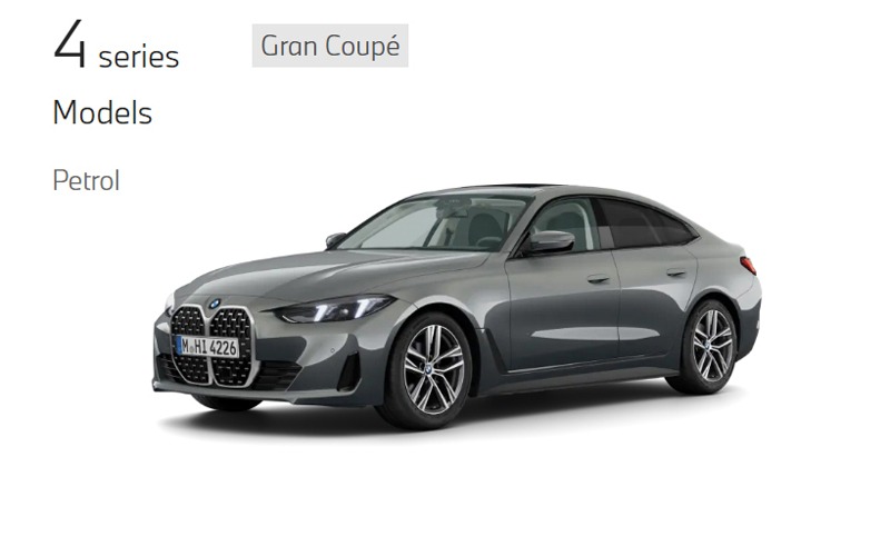 Campaign Image-40 for BMW Menlyn with Caption: 4 Series Gran-Coupe Models