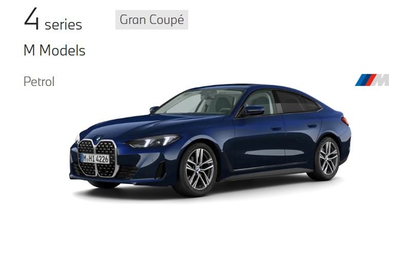 Campaign Image-41 for BMW Menlyn with Caption: 4 Series Gran-Coupe M Models