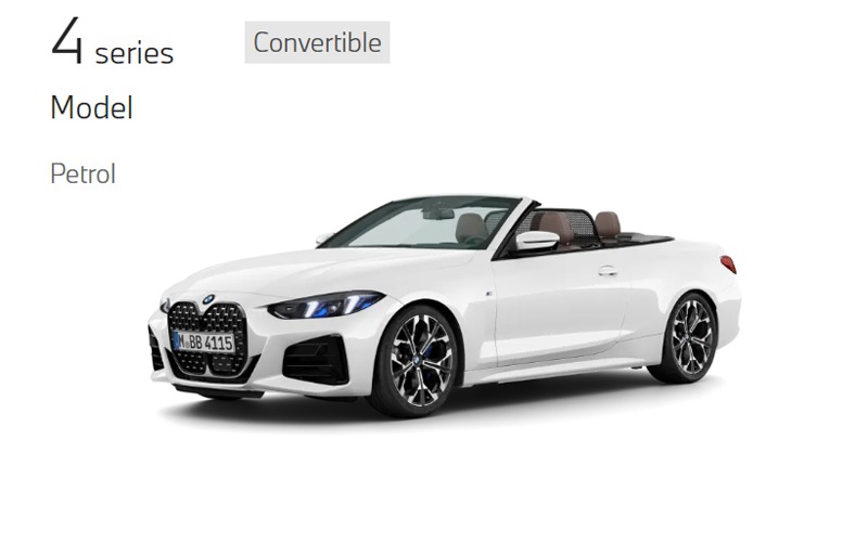 Campaign Image-42 for BMW Menlyn with Caption: 4 Series Convertible Model