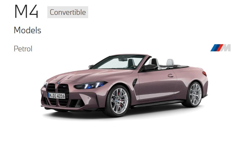 Campaign Image-44 for BMW Menlyn with Caption: M4 Convertible Models