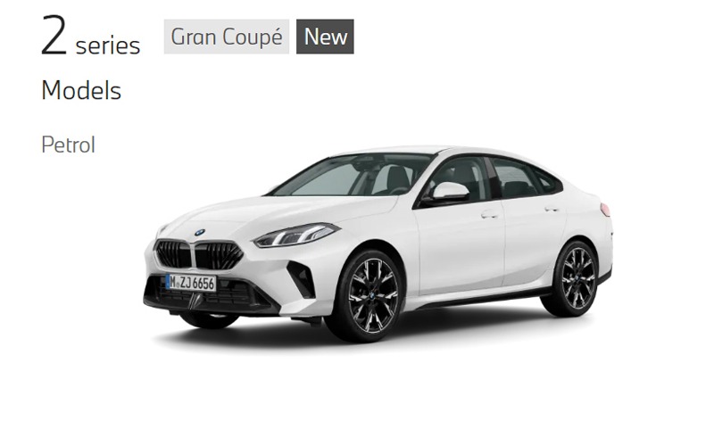 Campaign Image-52 for BMW Menlyn with Caption: 2 Series Gran-Coupe Models