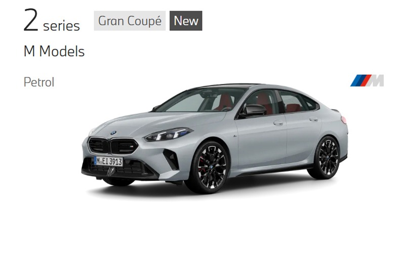 Campaign Image-53 for BMW Menlyn with Caption: 2 Series M Gran-Coupe M Models