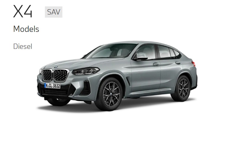 Campaign Image-61 for BMW Menlyn with Caption: X4 Models