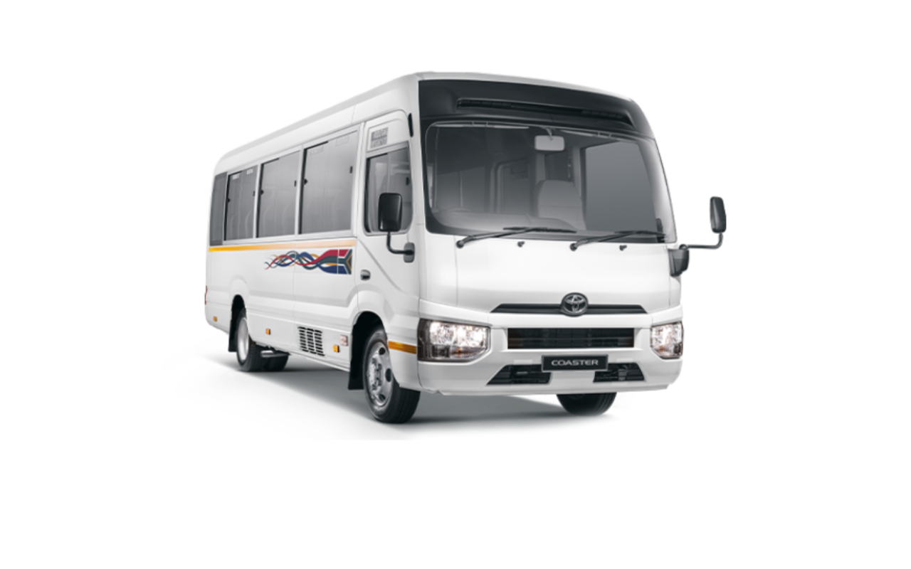 Campaign Image-29 for cfao Toyota Tokai with Caption: Toyota Coaster 23 Seater